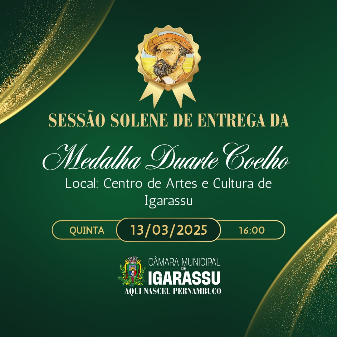 Entrega da Medalha Duarte Coelho 2025