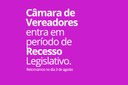 Recesso Legislativo