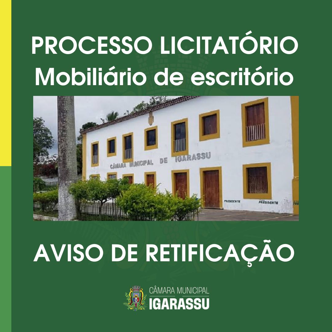 Retificação do Edital  do Pregão 003/2023