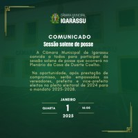 SESSÃO SOLENE DE POSSE