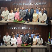 SOLENIDADE DE POSSE - VEREADORES, PREFEITA E VICE-PREFEITO